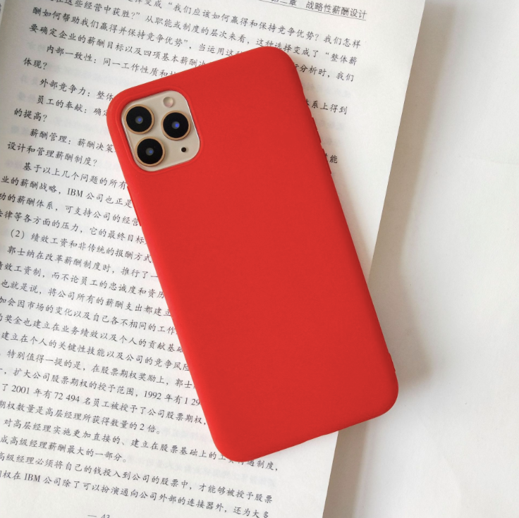 Coque souple iPhone Rouge